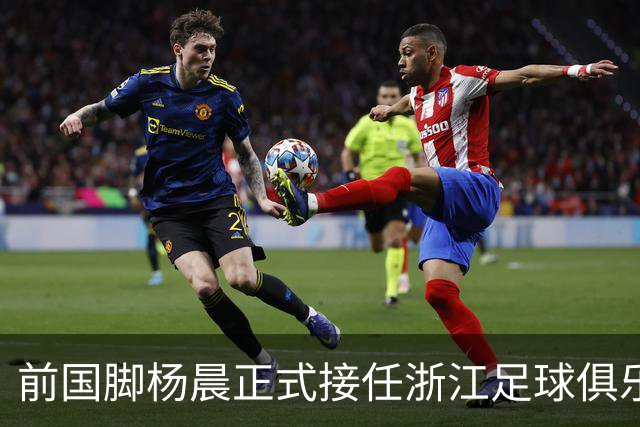 前国脚杨晨正式接任浙江足球俱乐部总经理